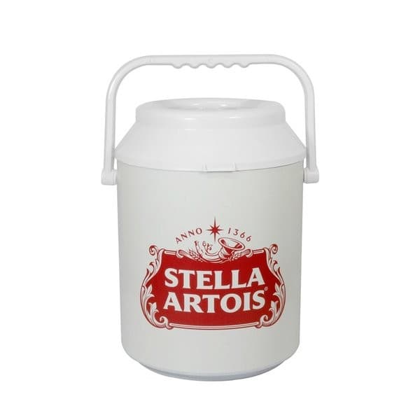 Cooler Térmico Clube Stella 12 Litros Até 10 Latas - Branco