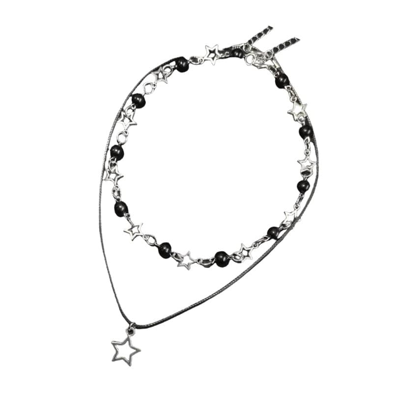 Colar Hollow Star Corrente Ajustável Para E Meninas Elegantes