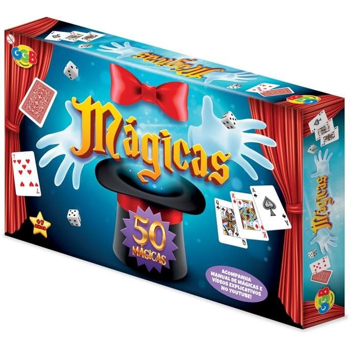 Jogo Diverso Mágicas 50 Truques - GGB Plast
