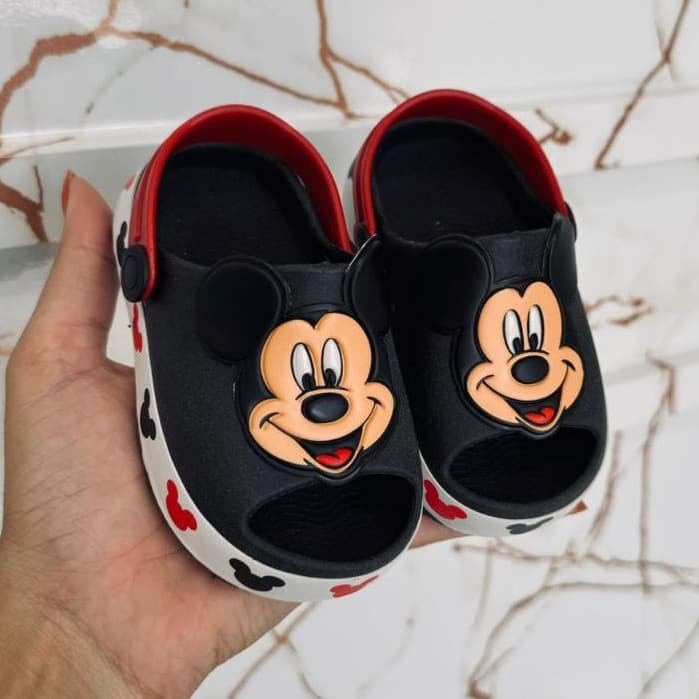Sandália Infantil Meninio Papete mickey Masculina Modelo Super Macio e Confortável