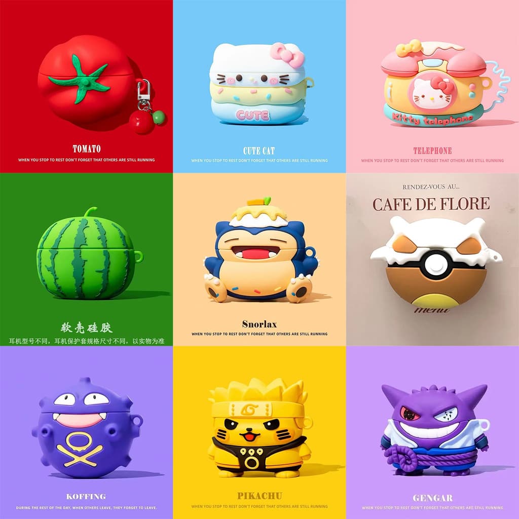 Capa De Desenho Animado Para Samsung Galaxy Buds 3 Pro Silicone Soft Shell Buds3 Protetora Funda