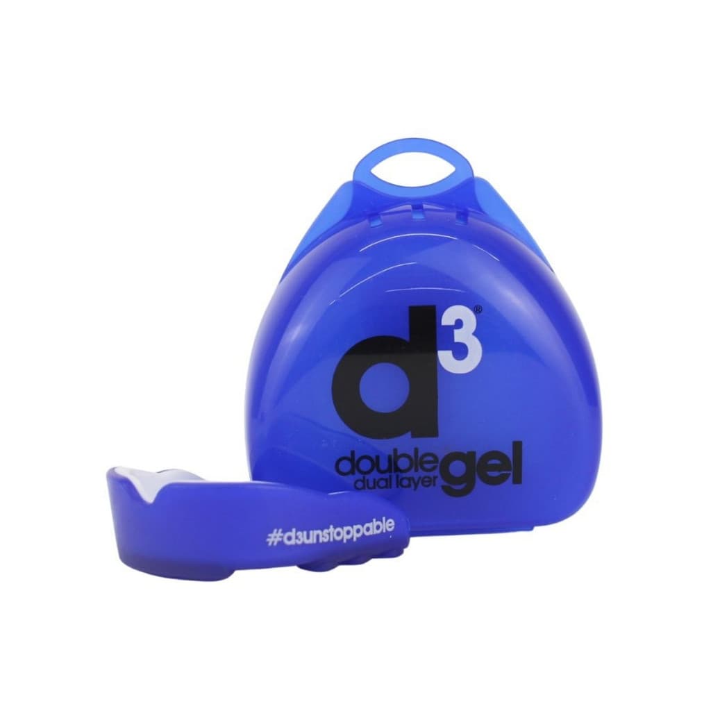 Protetor Bucal Adulto D3 Tape Dupla Camada Com Estojo
