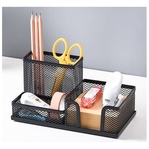 Organizador Mesa Porta Caneta Lapis Material De Escritorio