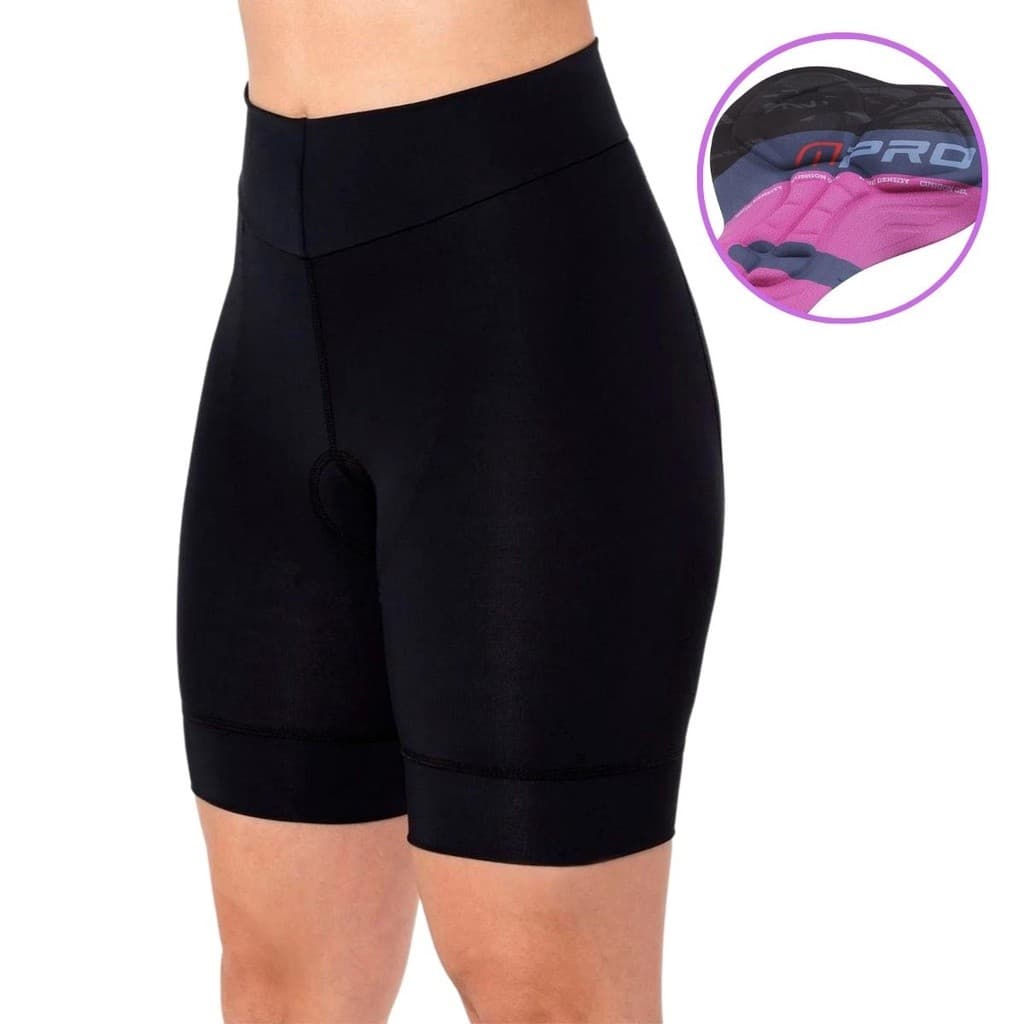Bermuda Ciclismo Mountain Bike Pro Tour Feminino Forro em GEL