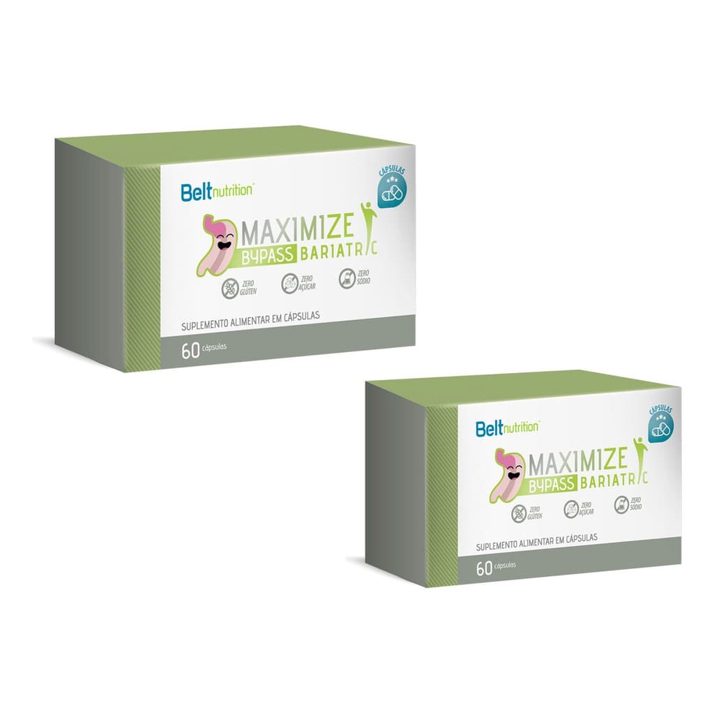 Kit 2 Belt Maximize Bypass - 60 Cápsulas C/ Nf Oring
