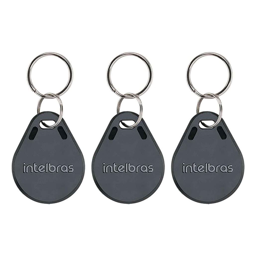 kit 03 Chaveiro de Acesso por Proximidade RFID TH 1000 Tag 125 kHz Intelbras