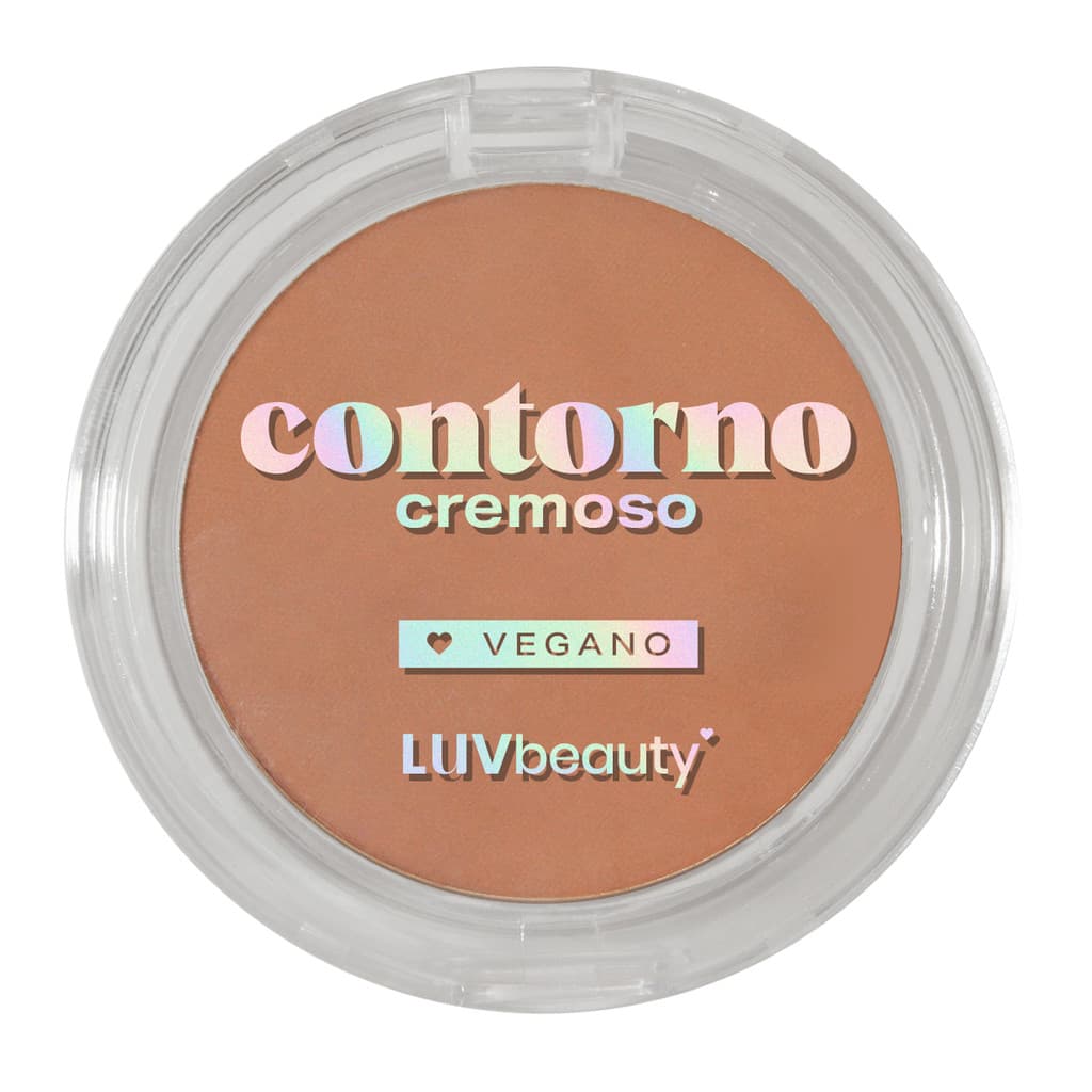 Contorno Cremoso Vegano Luv Beauty - COR CAPUCCINO