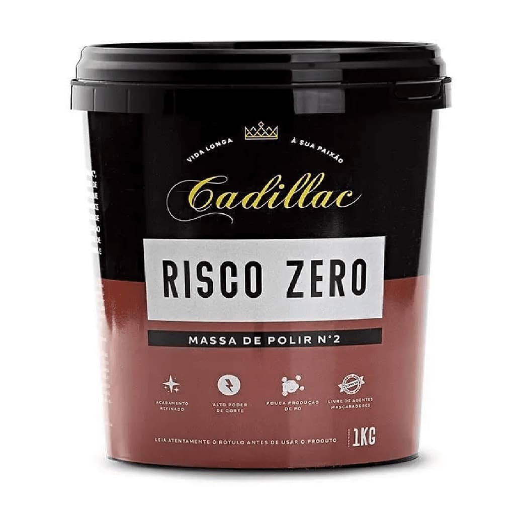 Massa De Polir Cadillac Risco Polimento Automotivo 1kg N 2