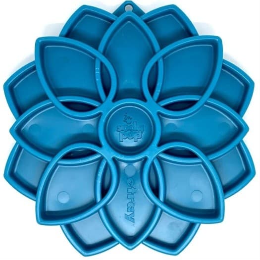 Comedouro Lento Para cachorro Mandala Etray Azul SodaPup