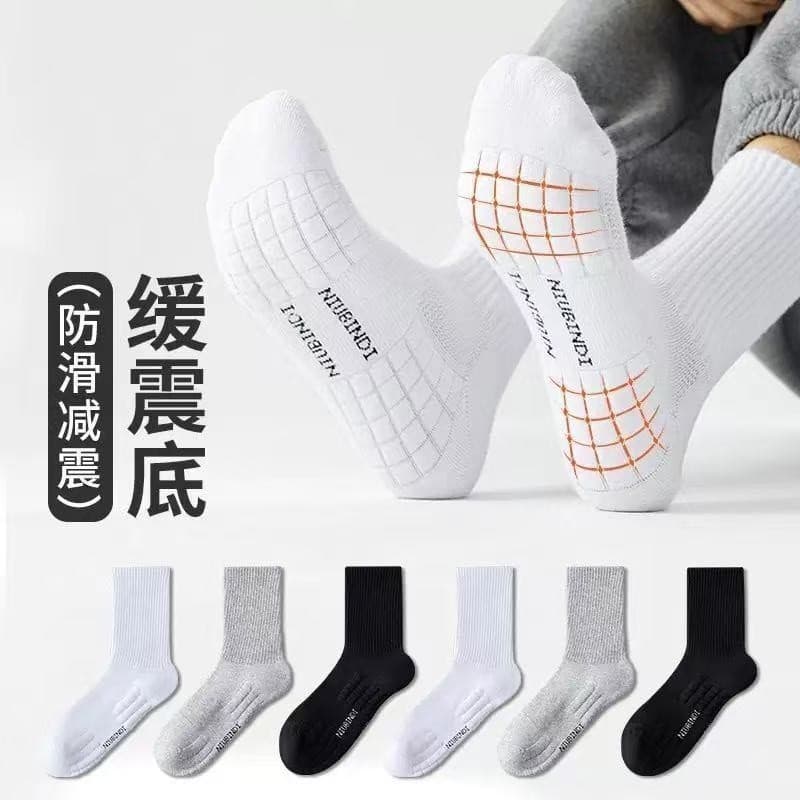 Kit 3 pares mall inline badgePacote Com 3 Pares De Meia em Algodao Cotton Confortavel moda Sport Cano Longo Masculina