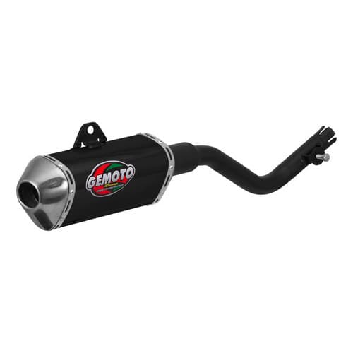 Ponteira Cadron Racing 3 Trioval Gemoto Bros 160 2016-2025 Cromado Preto Azul Dourado Red