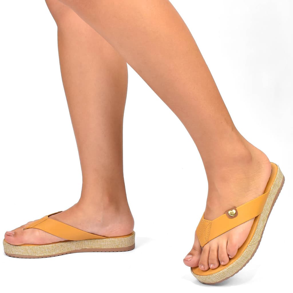 Sandália Rasteira Feminina Chinelo Papete Plataforma Tamanco Dedo Confortável Ref.2327