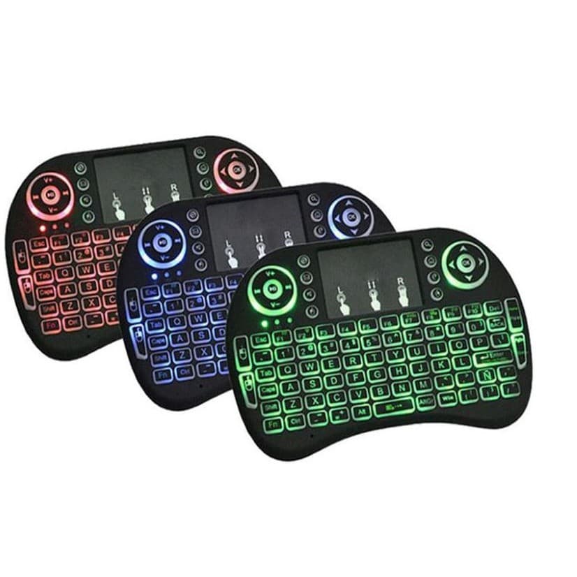 Mini Teclado Controle Sem Fio Para Smart Tv  Pc