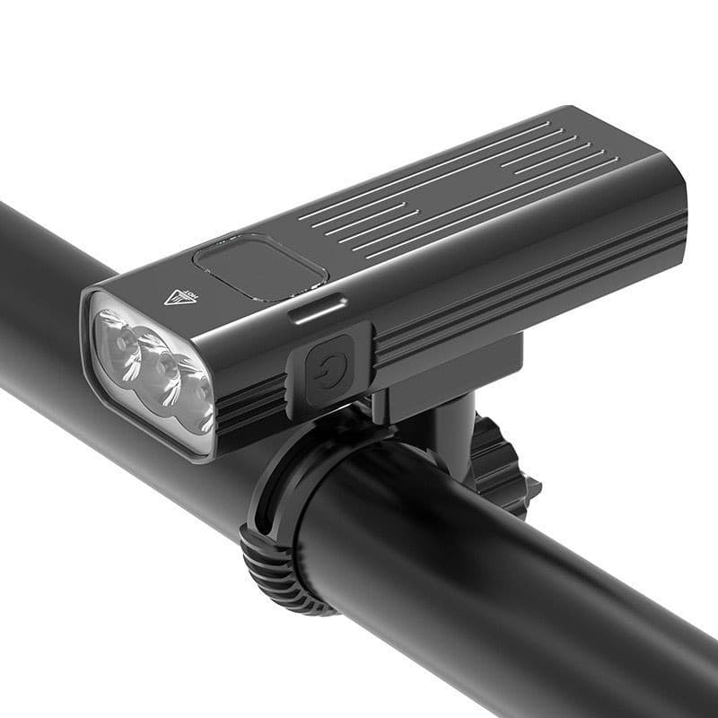 Farol de Bike Dianteiro 3 Leds Powerbank Ciclismo Profissional Bicicleta 2000L Lanterna de Bicicleta