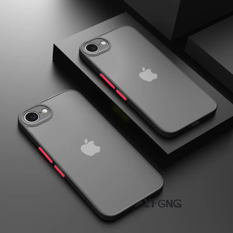 2025 Novo Para iPhone 16e Caso SE4 Duro PC Armadura Fosco Protetor De Câmera À Prova De Choque Capa