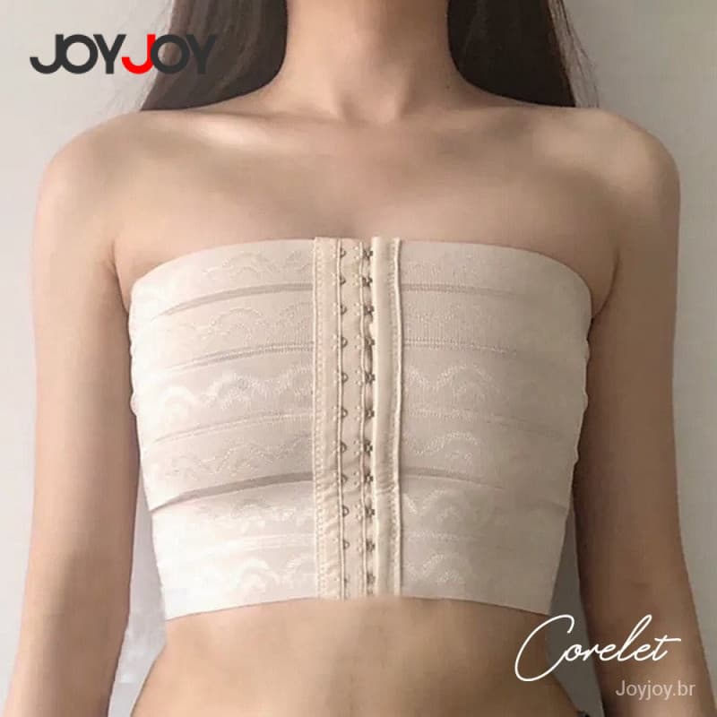 Joyjoy Binder de Compressão Peitoral Feminino FTM–Plus Size, Estilo Regata com Ganchos, Para Trans, Transgênero, Tombo