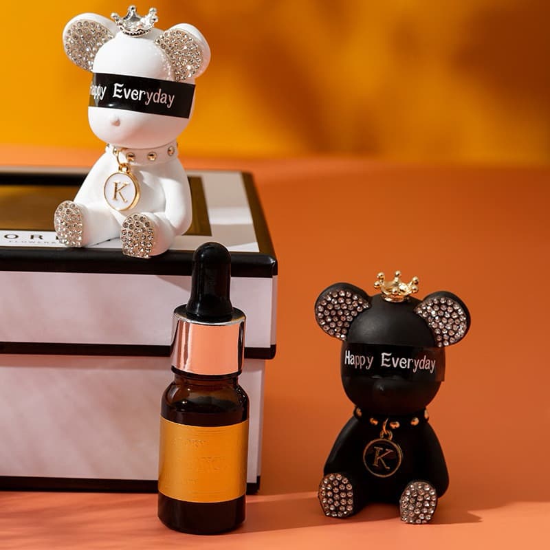 kit com 2 urso e 1 essência