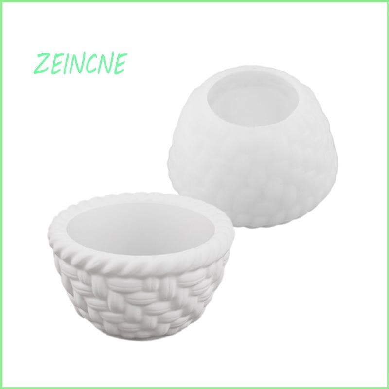 ZEIN Moldes Artesanais Silicone , Para Copos , Cesta Flores , Suporte Plantador Suculento