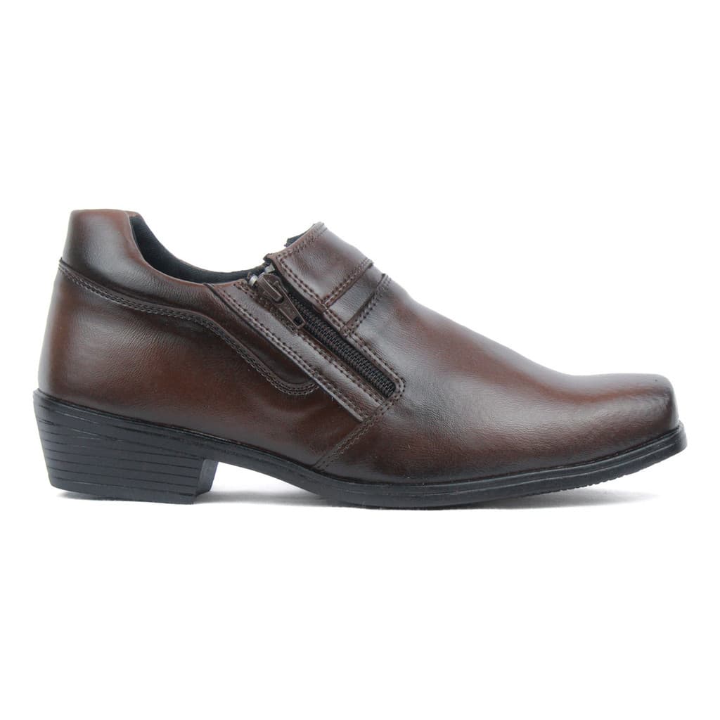 Bota Social Masculina Conforto Zíper Lançamento