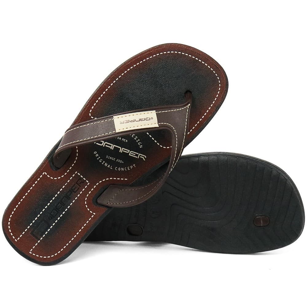 Sandália Chinelo Masculino Borracha Leve Resistente Antiderrapante Confortável Macio