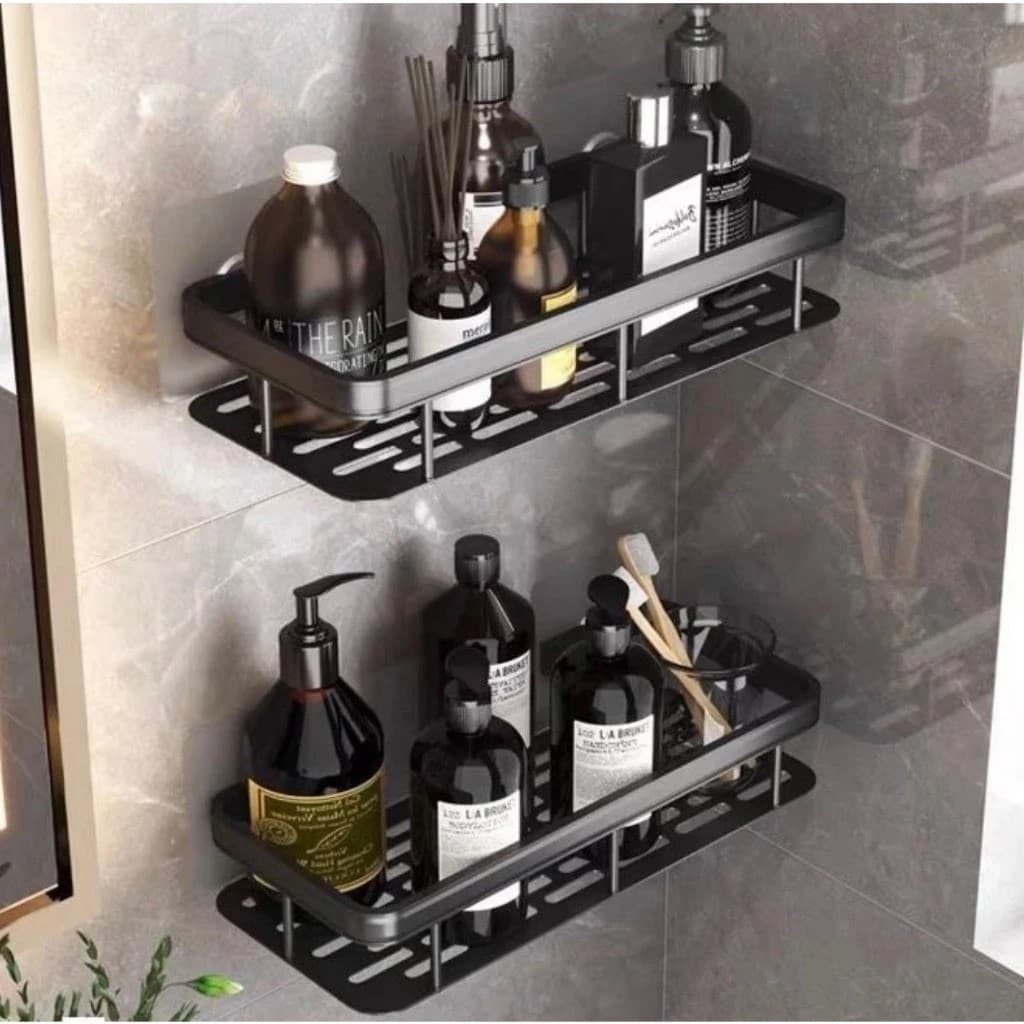 Suporte De Shampoo Prateleiras De Banheiro Sem Furo Premium Top alumínio suporte de banheiro best