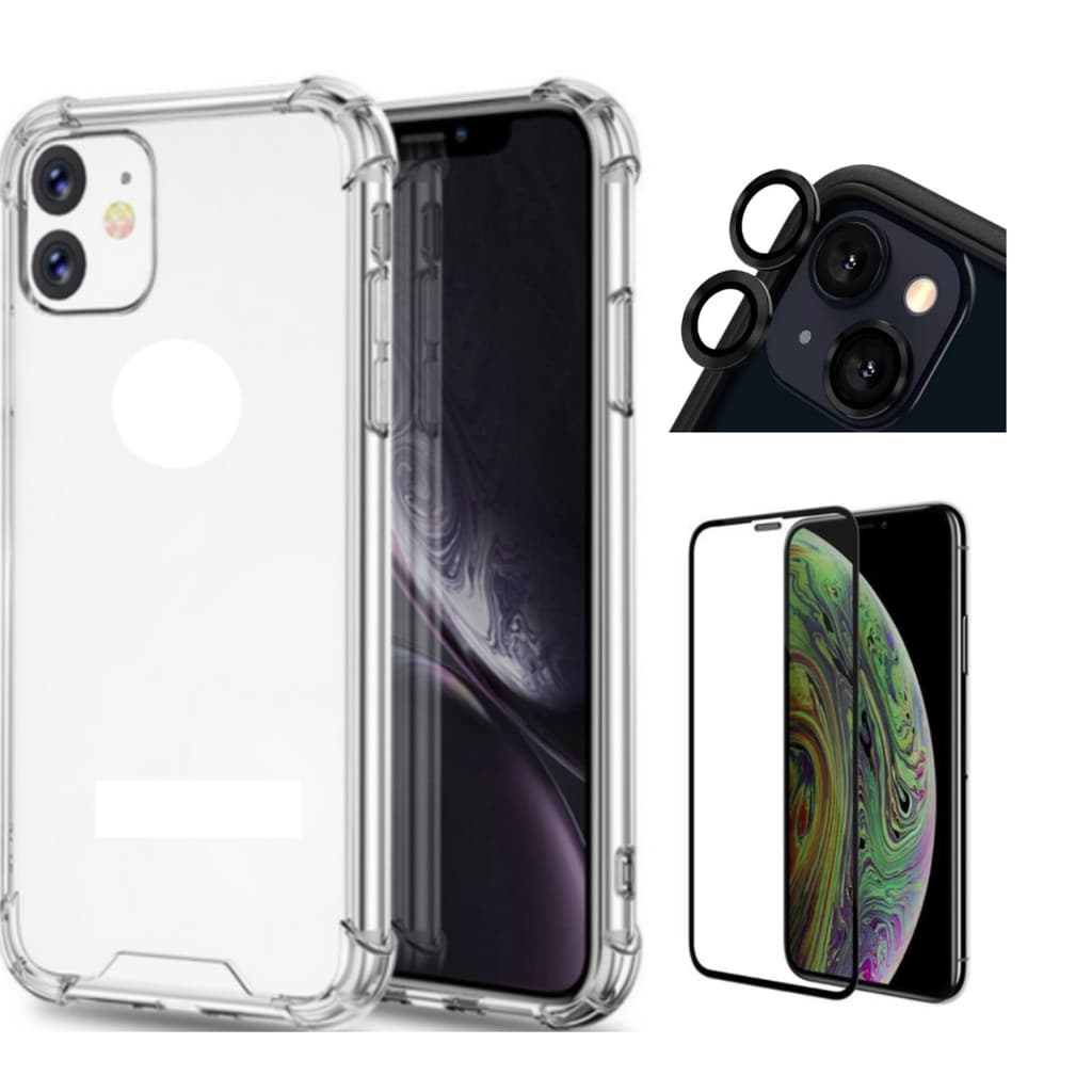 Capa Capinha Para iPhone 11 Acrílico + Película 3D + Película Câmera