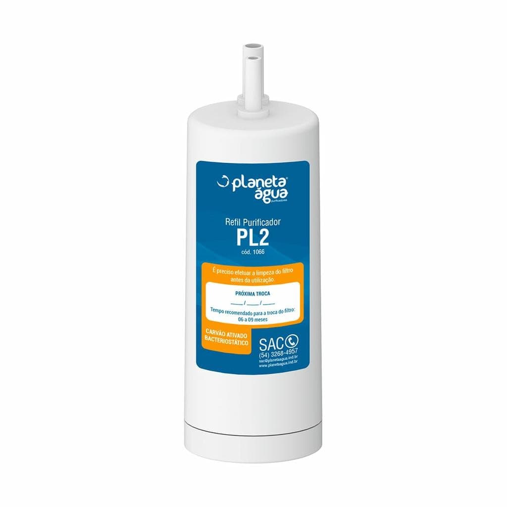 Refil Filtro Planeta Água PL2 para Purificador Latina P655 - Compatível