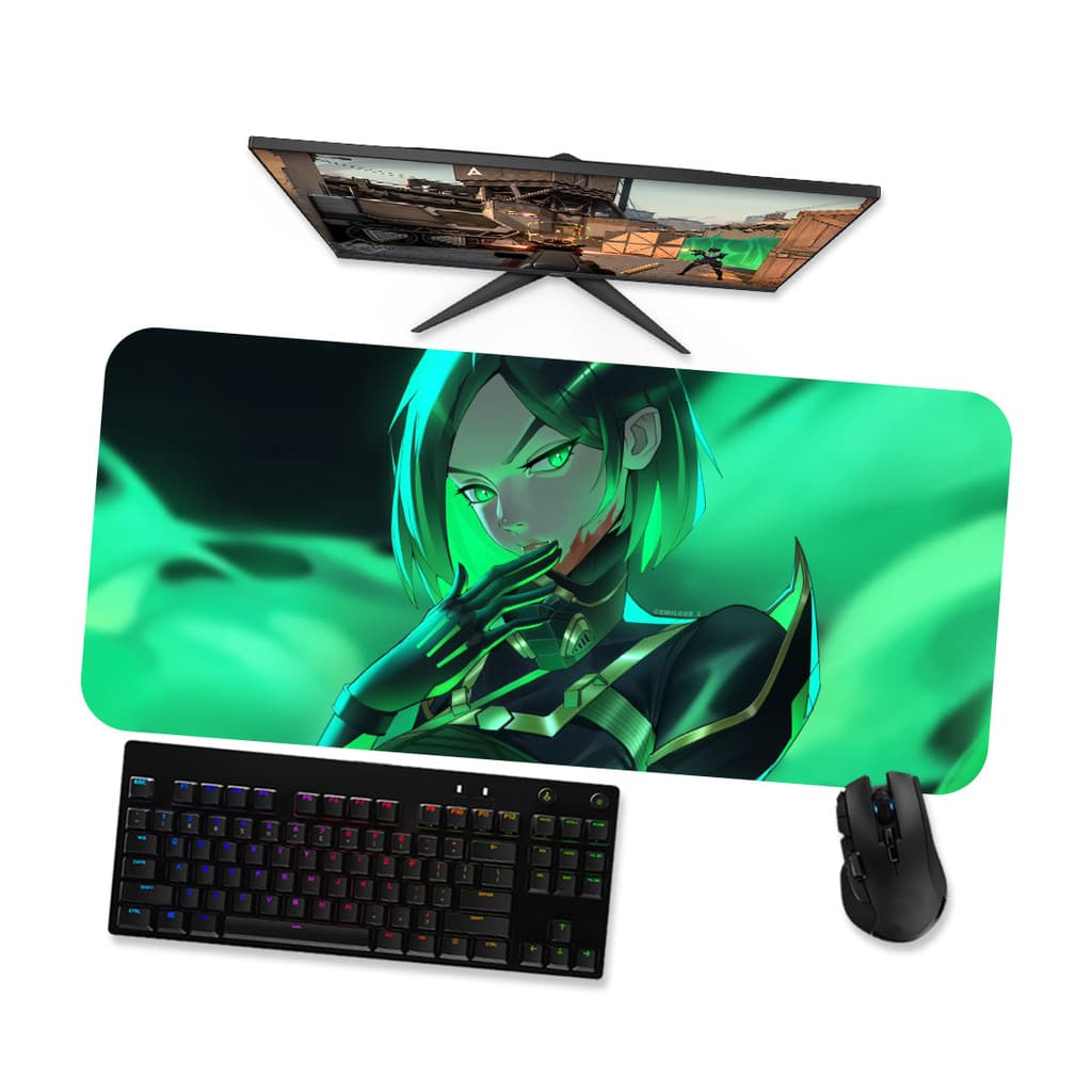 Mouse Pad Gamer Grande  VALORANT VIPER 3  90x40 80x40 60x40 70x30 45x40