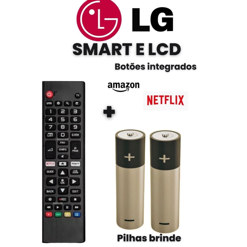 Controle GENERICO para LG TV Smart lcd tecla Netflix Amazon