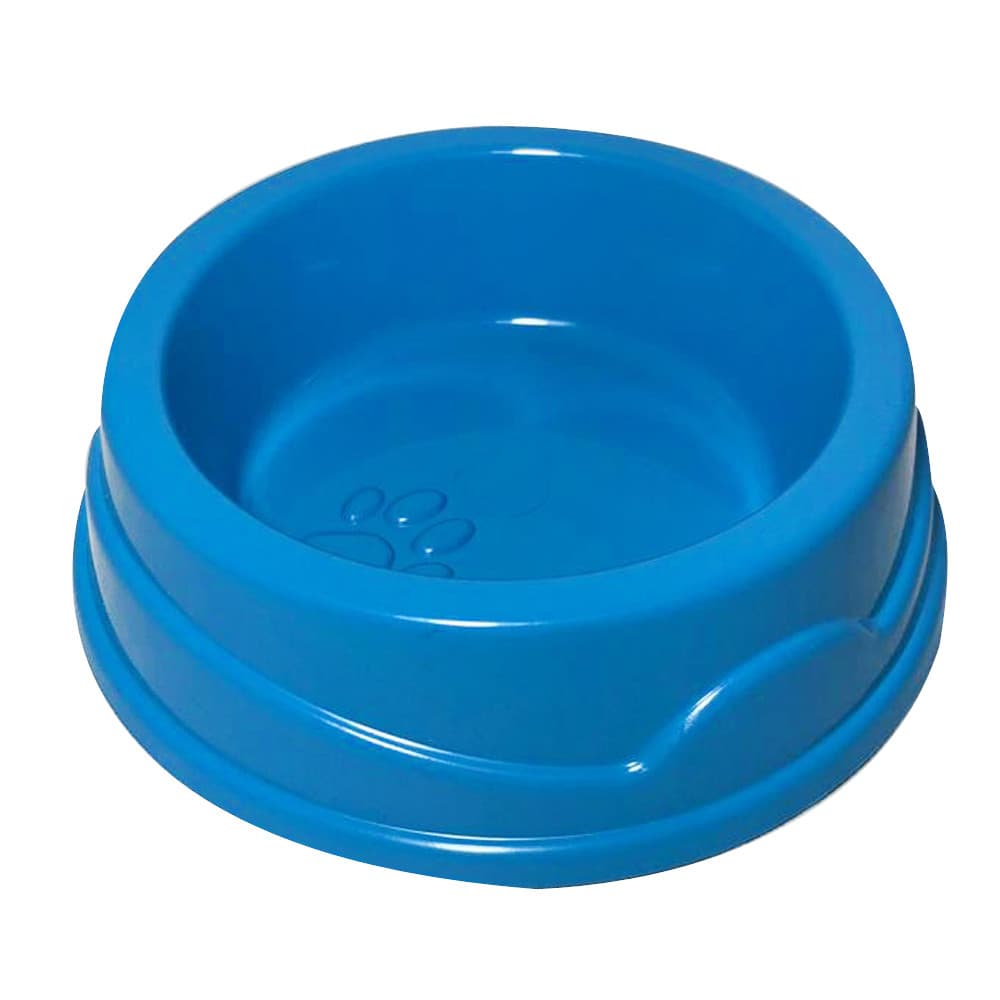 COMEDOURO SIMPLES 2L AZUL FOUR PLASTIC