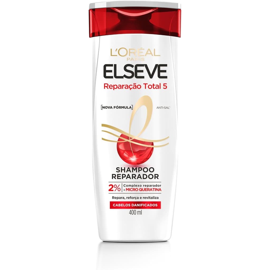 SHAMPOO ELSEVE REPARAÇÃO TOTAL 5+ 400ML