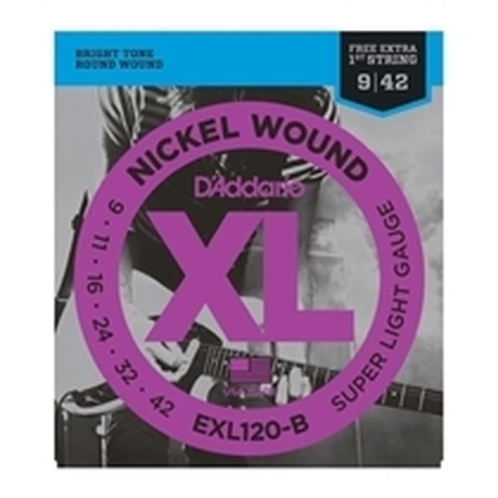 Encordoamento Aço para Guitarra - D'ADDARIO - EXL120 009