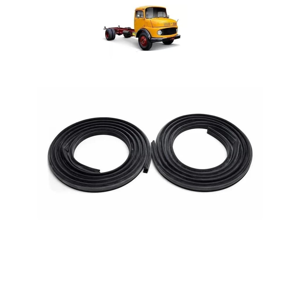 GUARNIÇÃO DE VEDAÇÃO DA PORTA PARA MERCEDES BENZ 1111 1113 1114 1313 1513 1518 1519 2013 2213 ANTIGO ( Jogo )