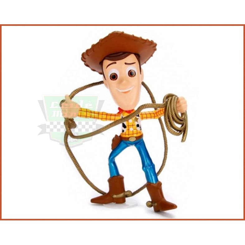 Boneco e Personagem Woody Jada Metal 12 cm