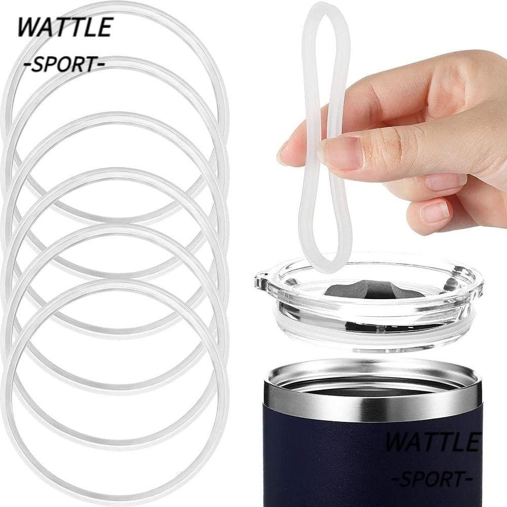WATTLE 1/4pcs Junta Da Tampa Do Copo , Ótimo Efeito De Vedação Anel Garrafa De Água À Prova D'água , Silicone