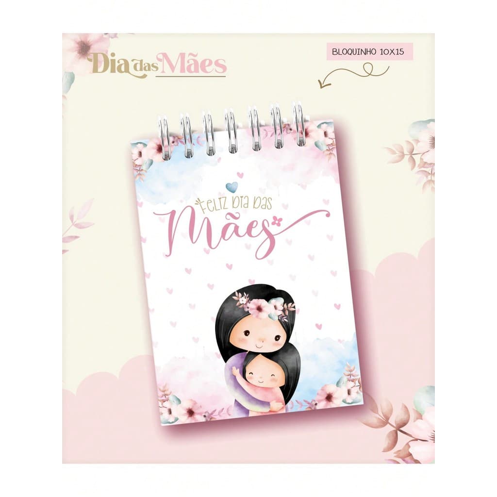 Bloquinho de Anotações Dia das mães- Personalizado