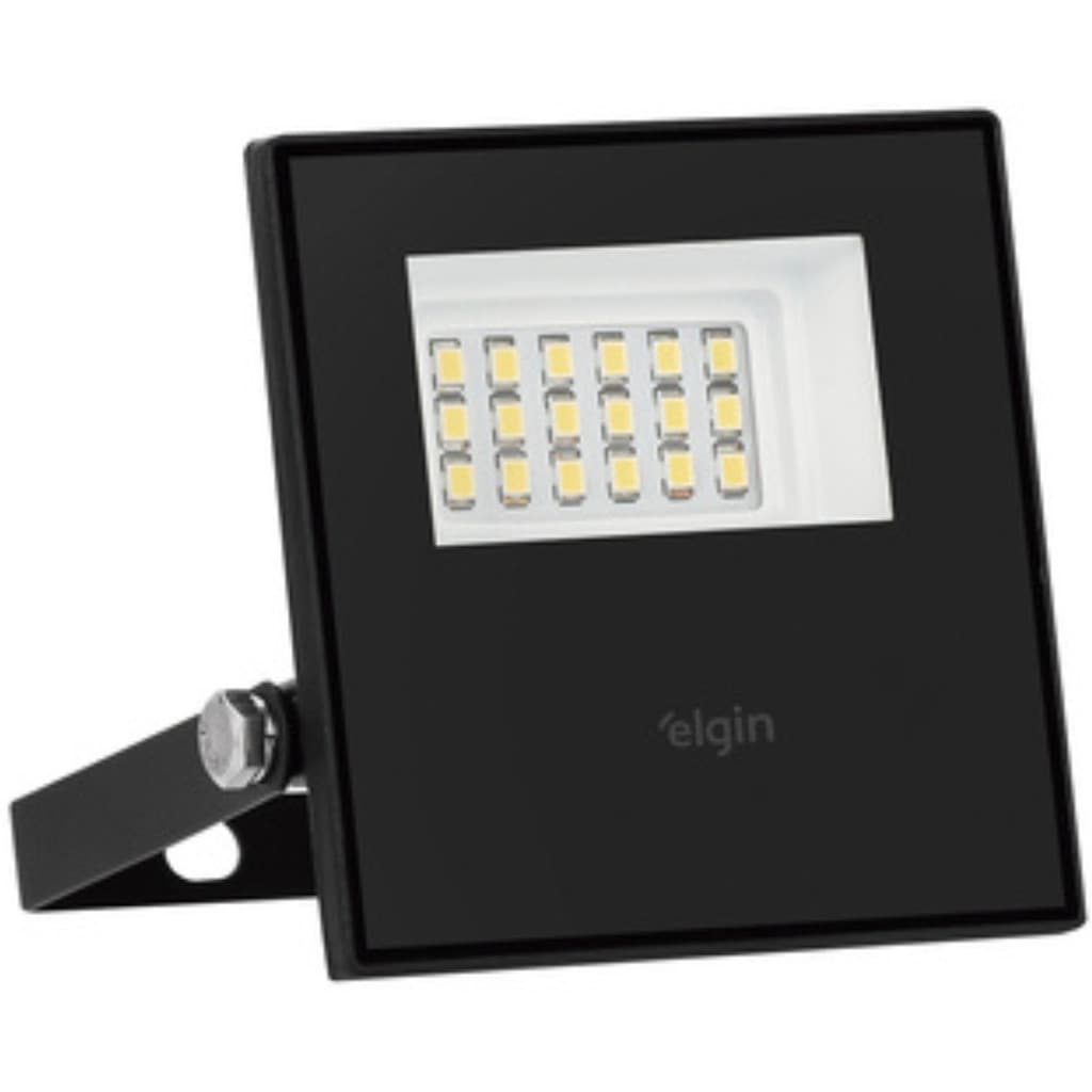 Refletor LED Tipo Projetor 30W 6500K IP66 Preto Elgin