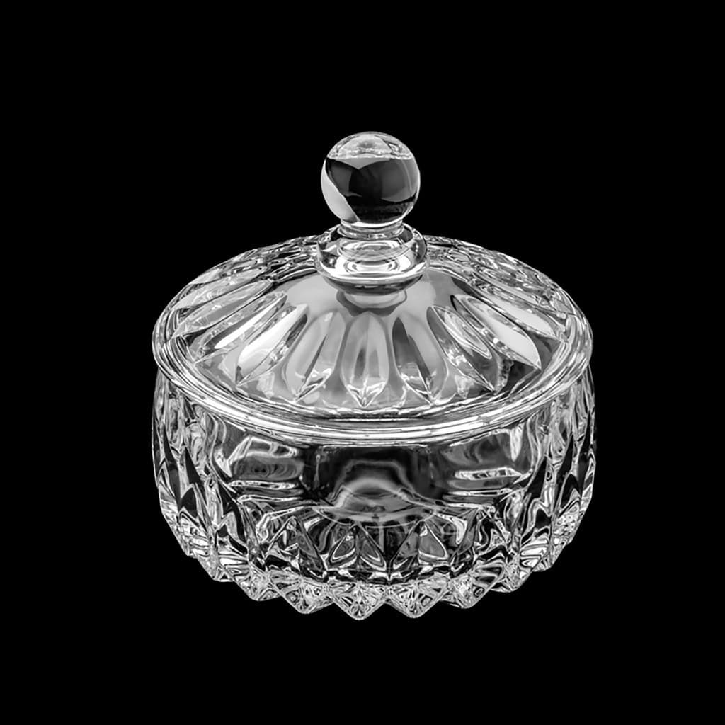 Potiche Decorativo de Cristal Louise 11cm x 11cm - Wolff