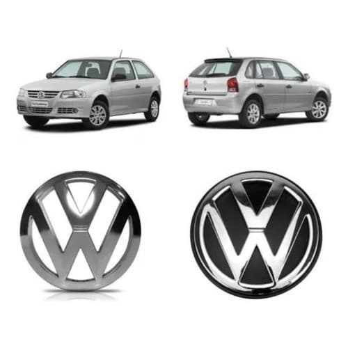 Emblemas Grade Dianteira E Porta Malas Gol G4 Novo Original