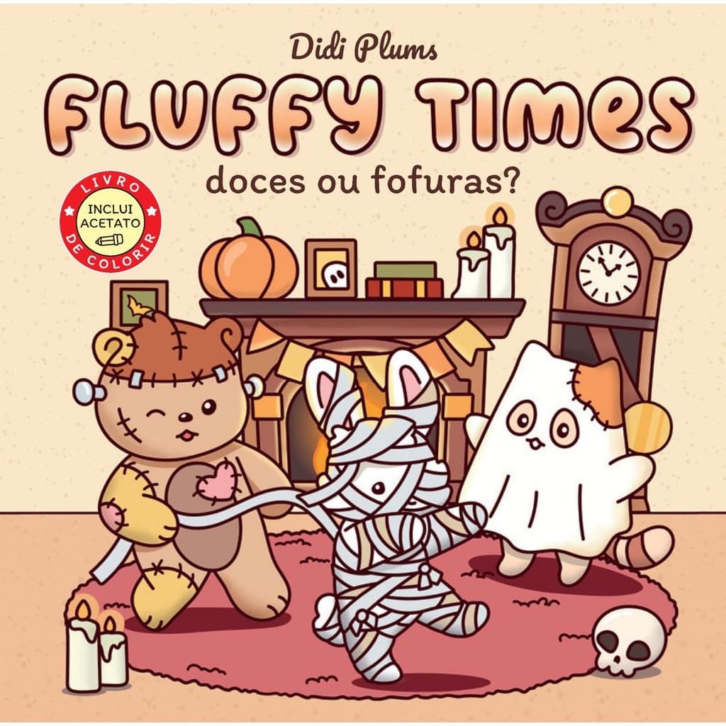 Doces ou fofuras? – Livro de colorir Fluffy Times – Livro 4 TGS