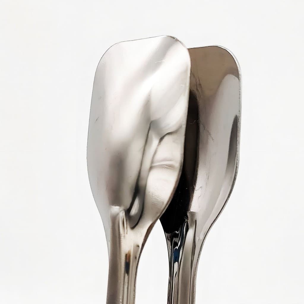 Kit 2un Pegador Universal Pinça Inox 18cm Gelo Salgados Frios