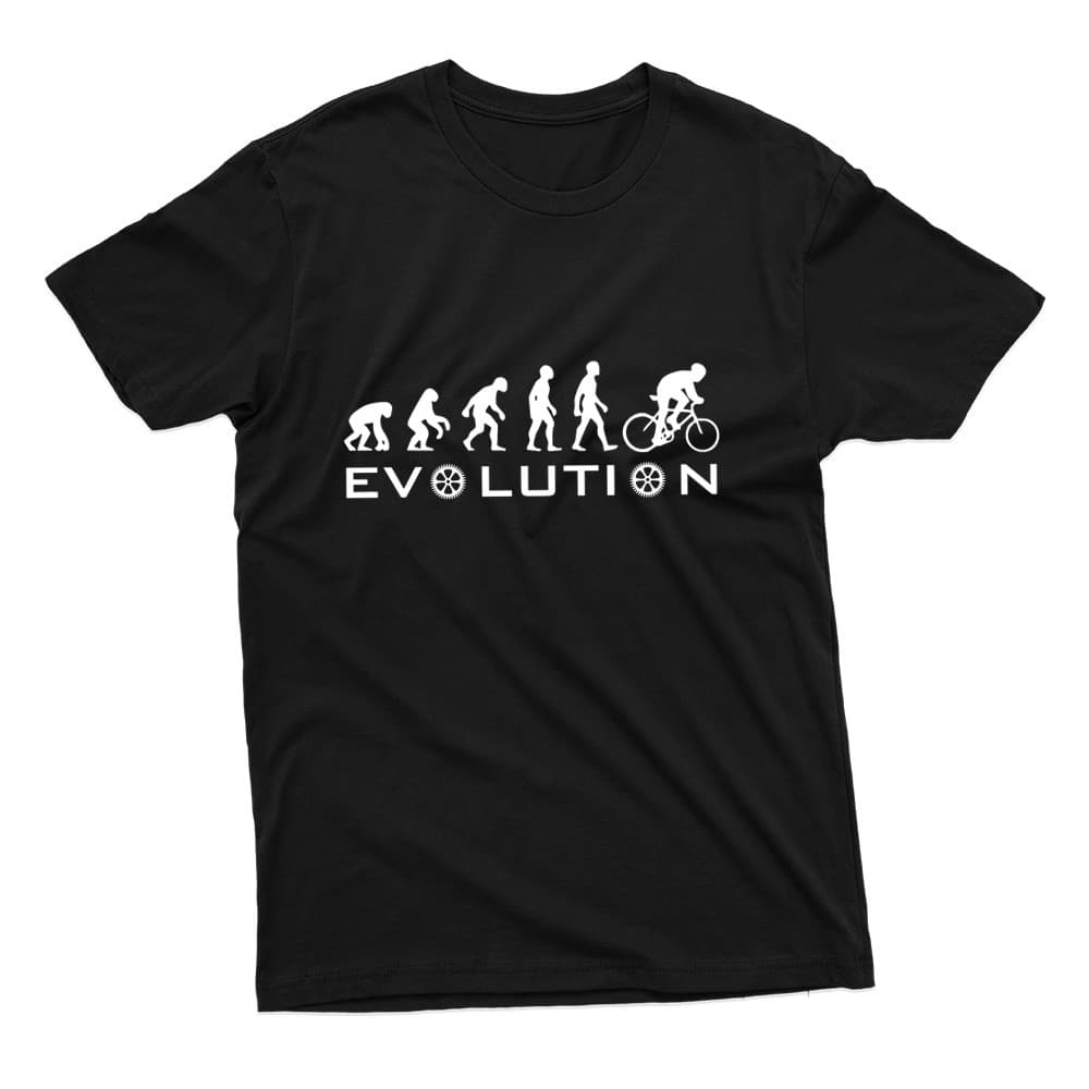 Camiseta camisa Estampa Desenho Bike e Evolução 100% algodão evolution bike