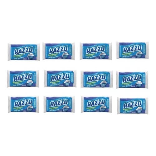 Sabão Barra Razzo Branqueador Kit Com 12 Unidades De 150g
