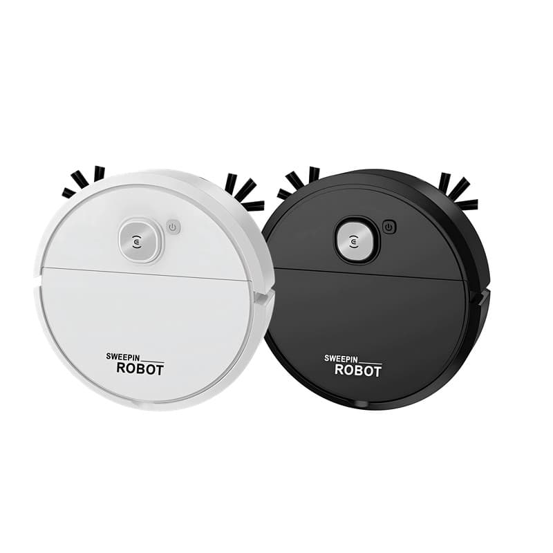 Robô Varredora/Aspirador De Pó Automática 3 Em 1 Limpeza Doméstica