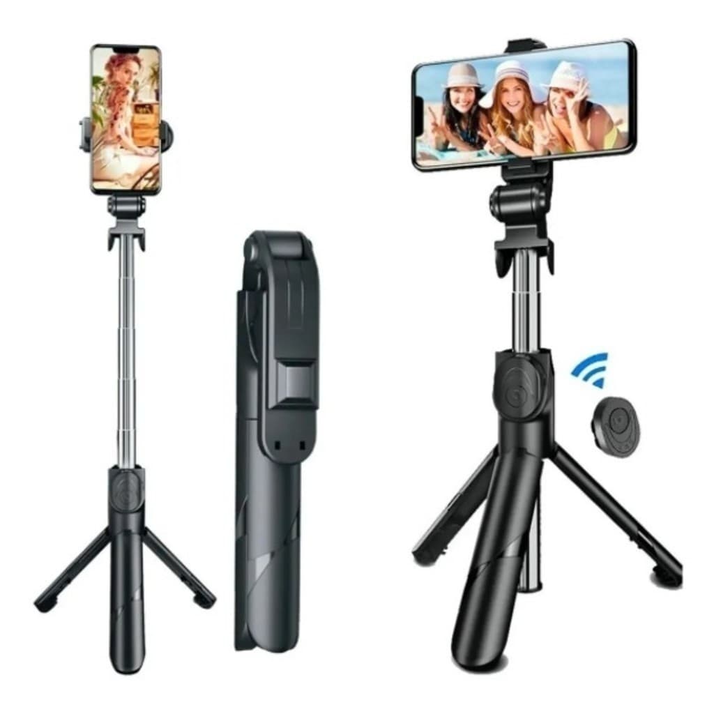Bastão Pau de Selfie Retrátil Bluetooth suport tripé para celular com controle  JIMMY