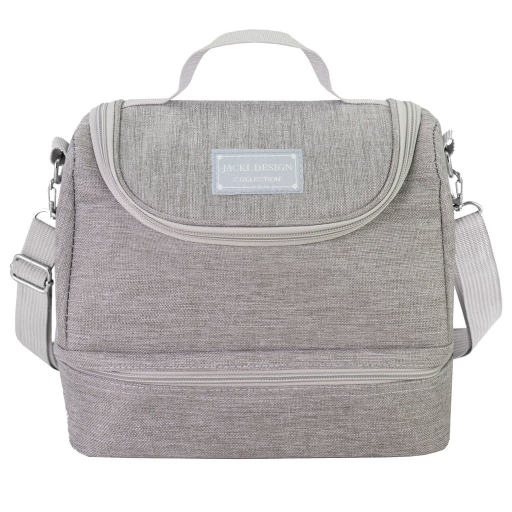 Bolsa Térmica Dupla Joy Cinza Jacki Design