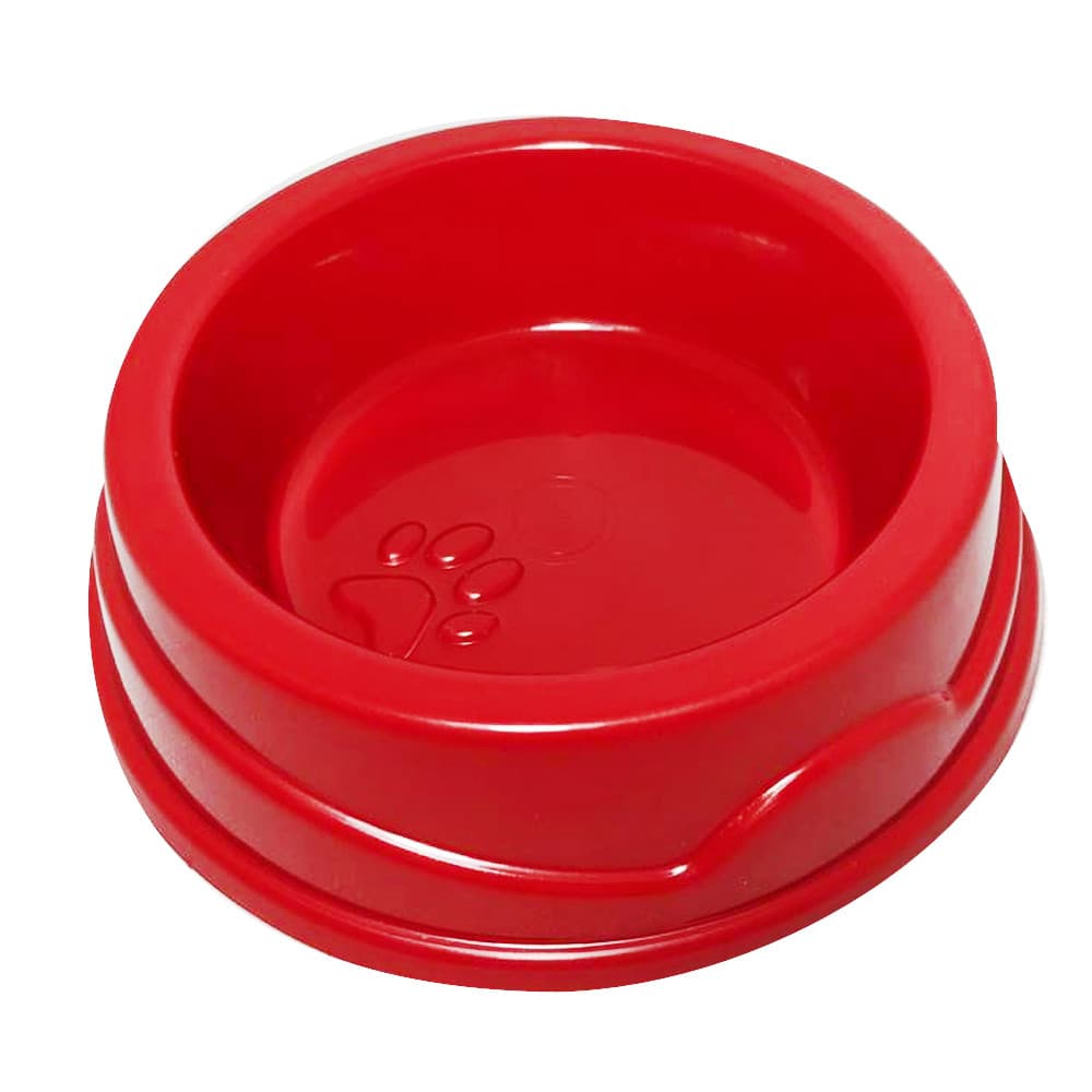 COMEDOURO SIMPLES 2L VERMELHO FOUR PLASTIC