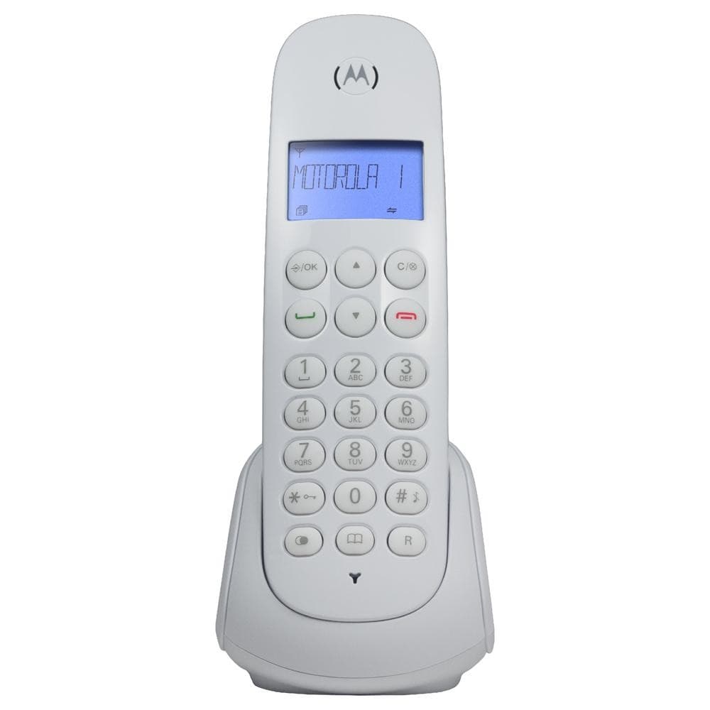 Telefone Motorola Moto 700W Sem Fio Digital Id. Chamadas Branco
