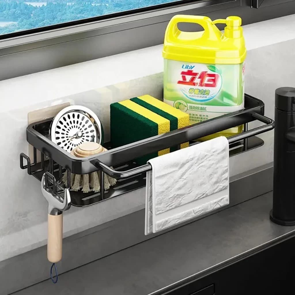 NOVO - Suporte Porta Shampoo Sabonete De Parede Box Preto ou Prata best