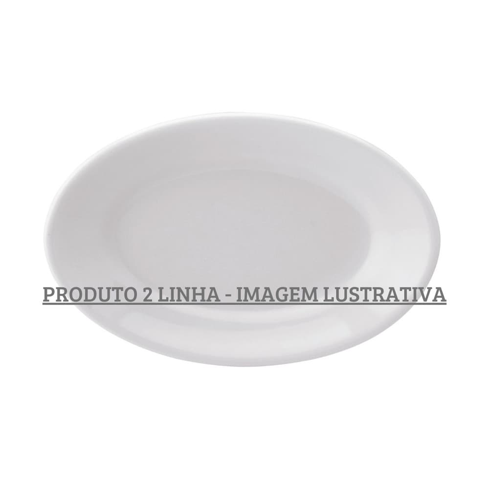 Travessa Rasa 19cm Porcelana Schmidt - Mod. Convencional 022 2º LINHA